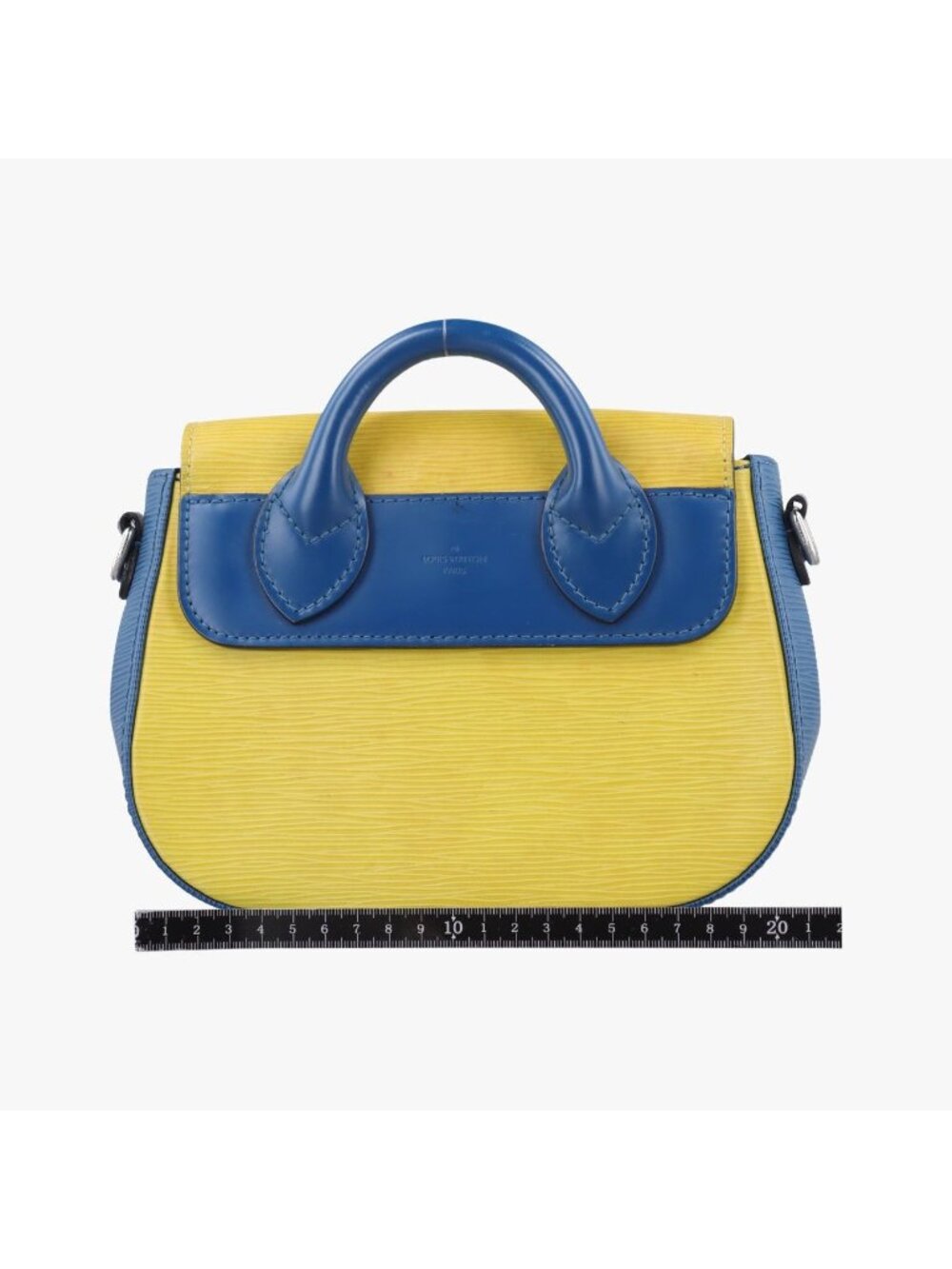 ★SOLD★ Louis Vuitton Eden PM Yellow Blue Epi Messenger Bag - Picture 2 of 15